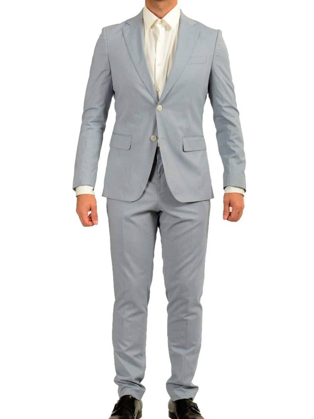 Hugo Boss Men's "H-Hutson-251" Light Blue Two Button Suit US 38R IT 48R